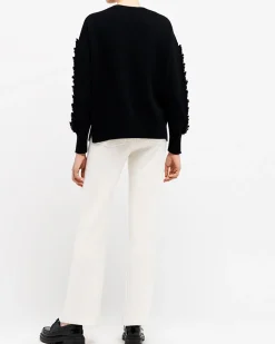 Women Barrie Timeless V-neck cashmere jumper