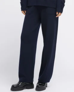 Women Barrie Timeless wide cashmere trousers