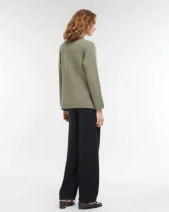 Women Barrie Timeless wide cashmere trousers