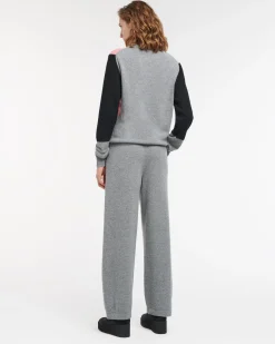 Women Barrie Timeless wide cashmere trousers