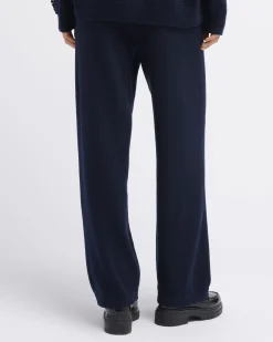 Women Barrie Timeless wide cashmere trousers
