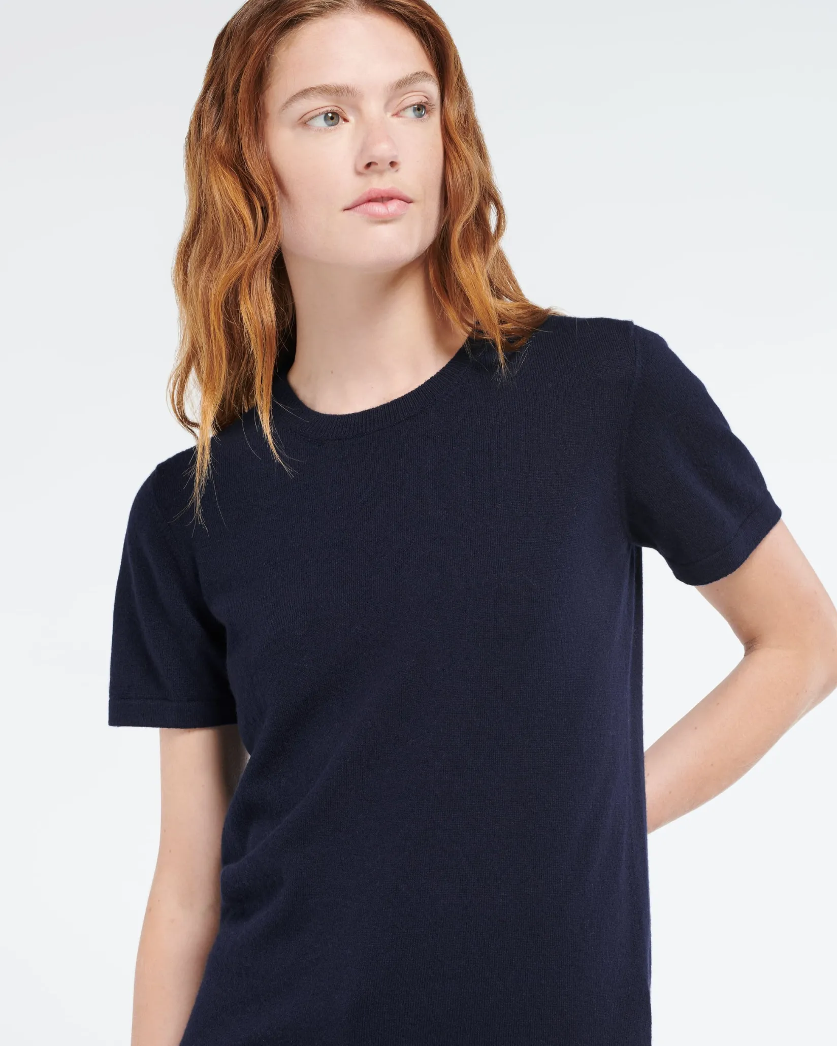 Women Barrie Top in cashmere and silk