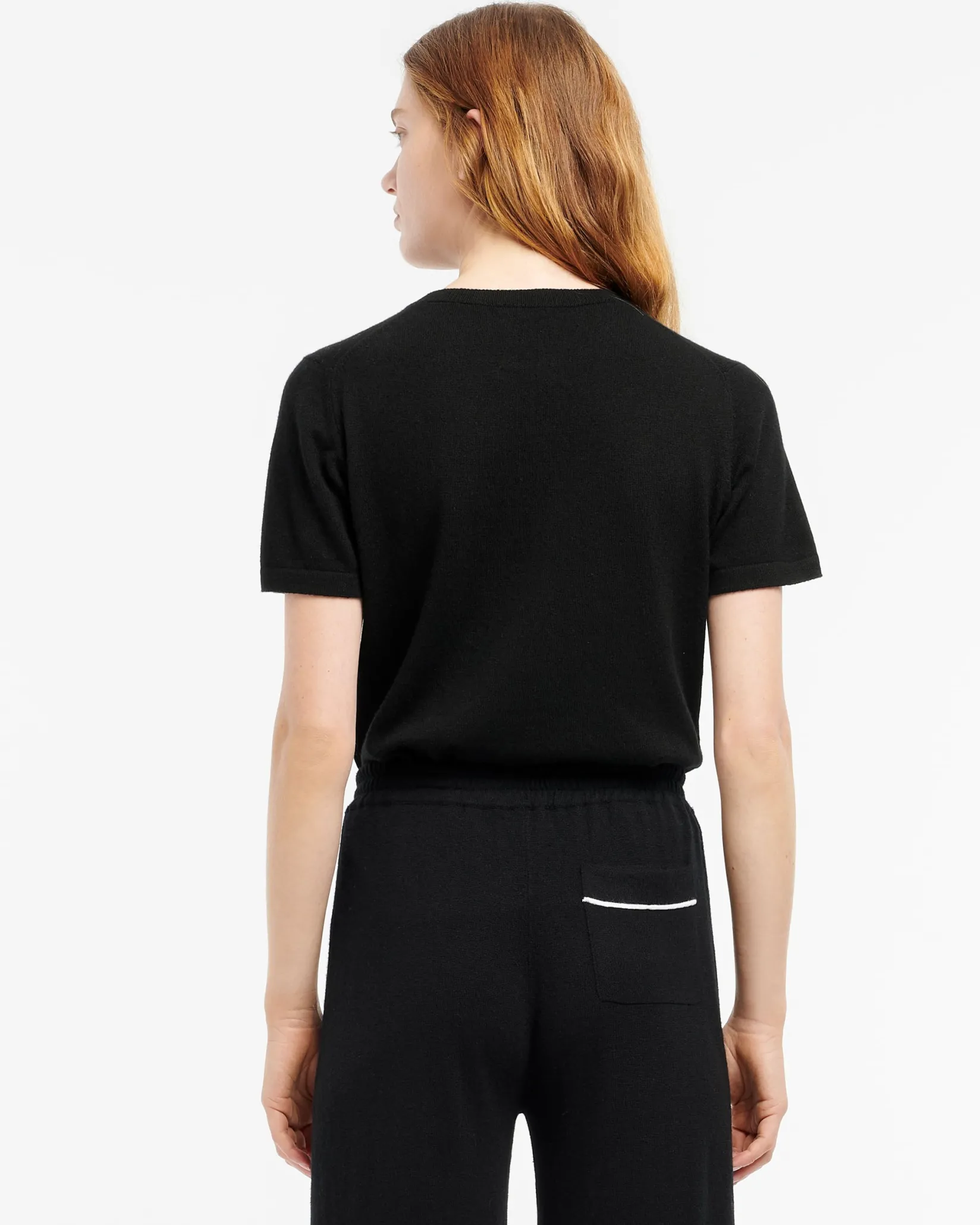 Women Barrie Top in cashmere and silk