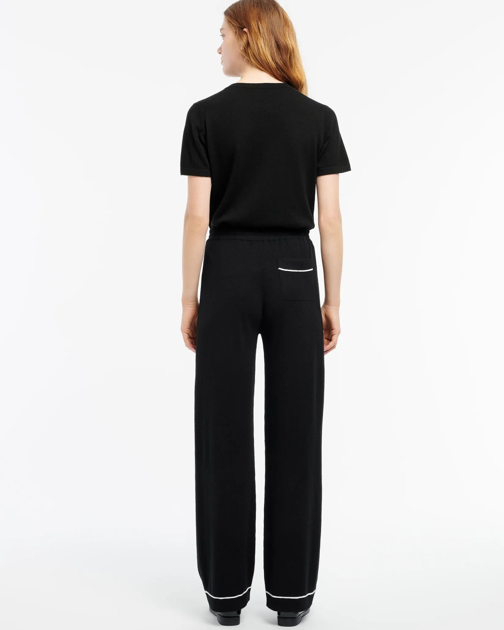 Women Barrie Top in cashmere and silk