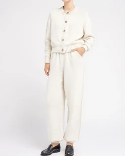 Women Barrie Trousers in chunky cashmere