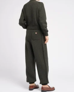 Women Barrie Trousers in chunky cashmere