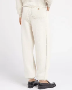 Women Barrie Trousers in chunky cashmere