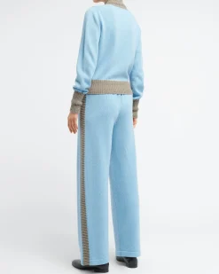 Women Barrie Trousers in marled cashmere