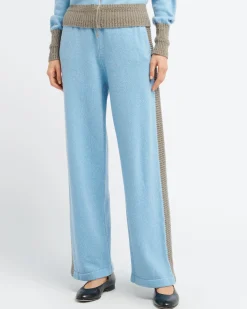 Women Barrie Trousers in marled cashmere