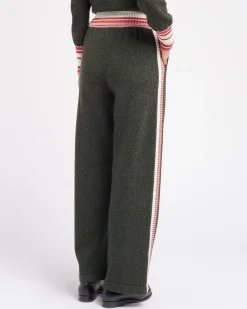 Women Barrie Trousers in marled cashmere