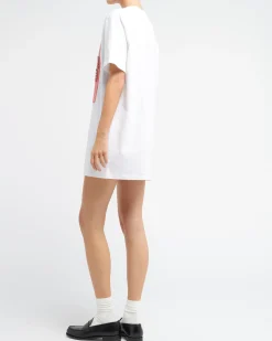 Women Barrie T-shirt dress with logo cashmere patch