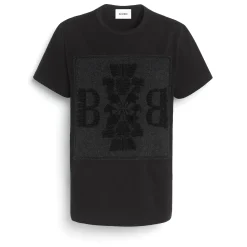 Women Barrie T-shirt with logo cashmere patch