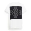 Women Barrie T-shirt with logo cashmere patch