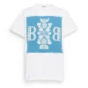Women Barrie T-shirt with logo cashmere patch