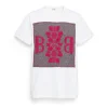Women Barrie T-shirt with logo cashmere patch