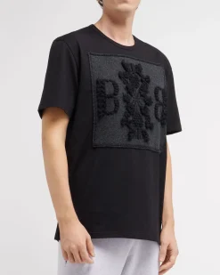 Women Barrie T-shirt with logo cashmere patch