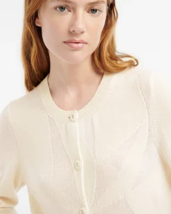 Women Barrie Ultra-fine cashmere and cotton cardigan