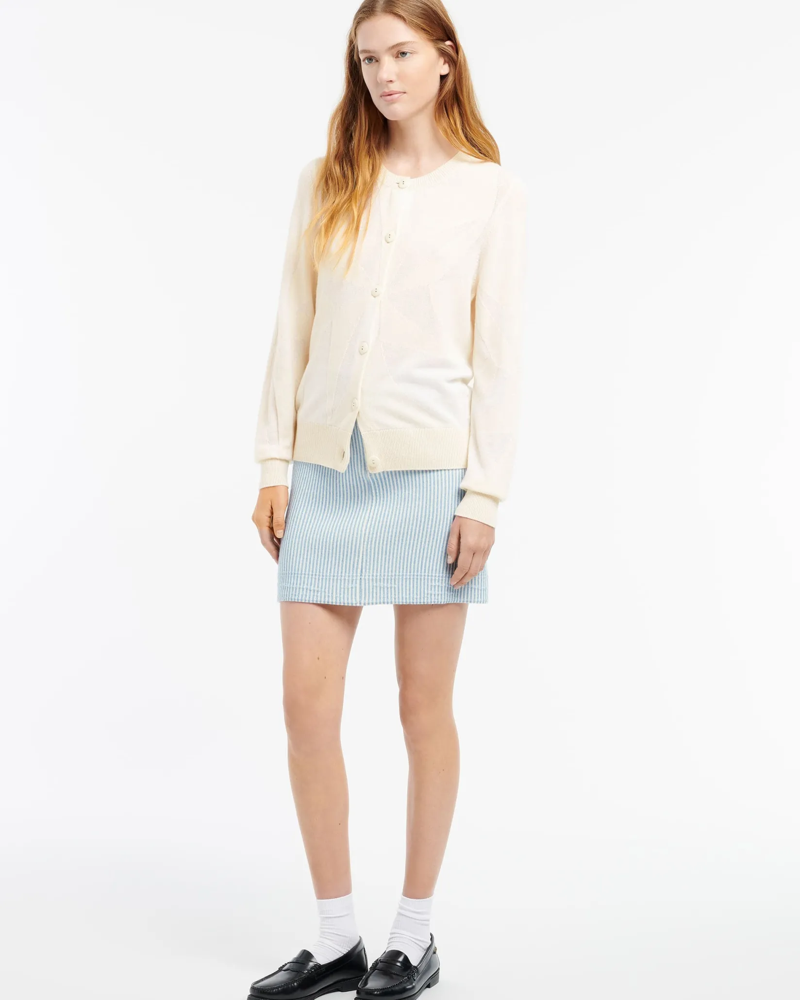 Women Barrie Ultra-fine cashmere and cotton cardigan
