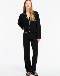 Women Barrie Ultra-fine cashmere and silk trousers