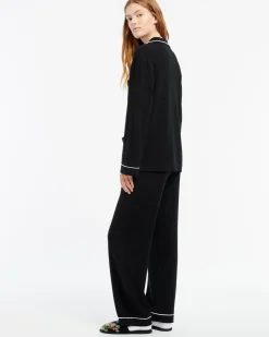 Women Barrie Ultra-fine cashmere and silk trousers