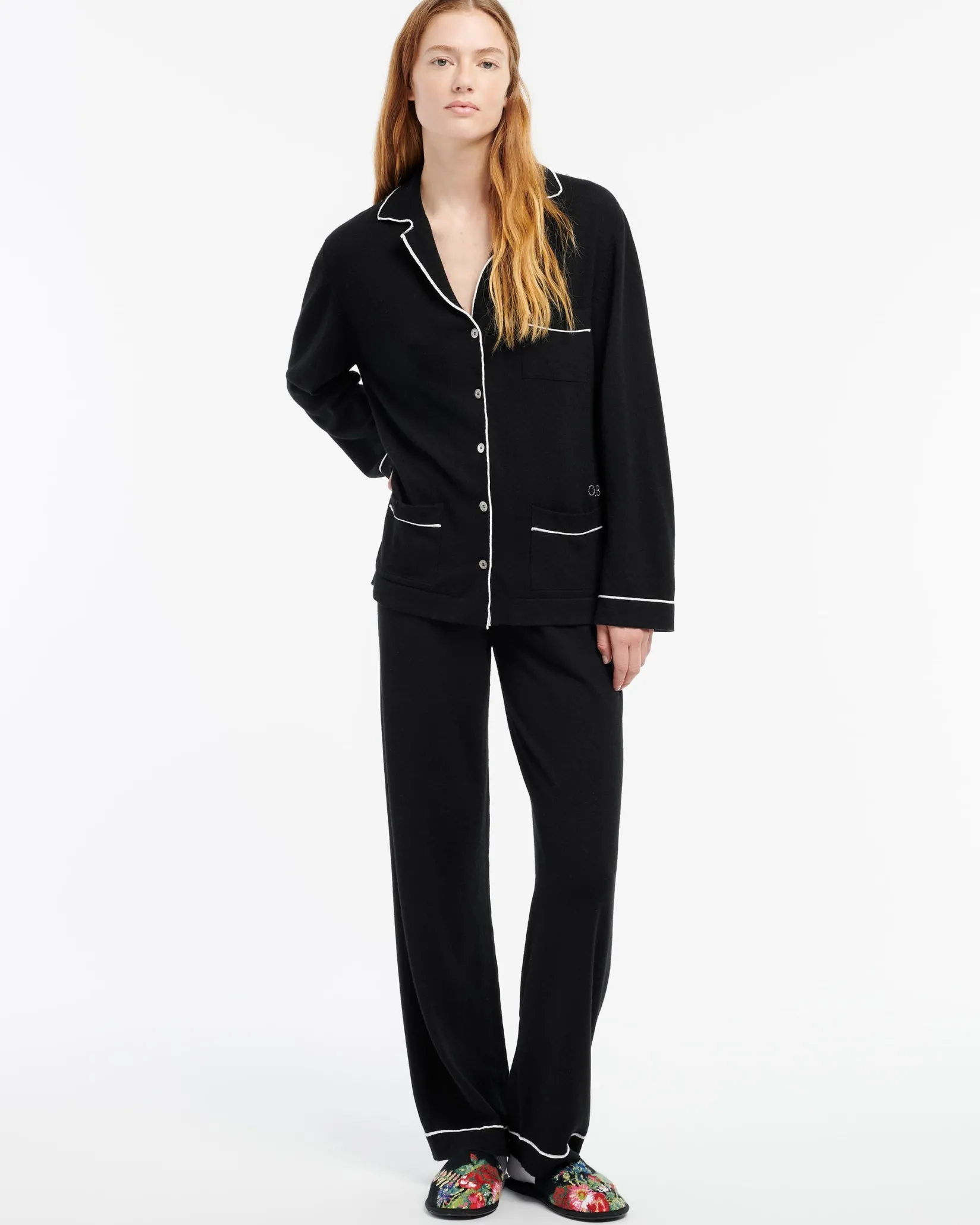 Women Barrie Ultra-fine cashmere and silk shirt