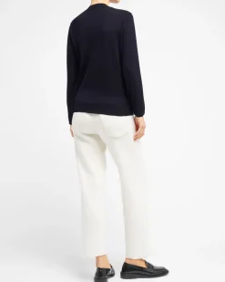 Women Barrie Ultra-fine cashmere round-neck jumper