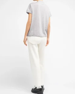 Women Barrie Ultra-fine cashmere round-neck top