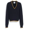 Women Barrie V-neck jumper in lightweight cashmere