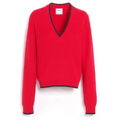 Women Barrie V-neck jumper in lightweight cashmere