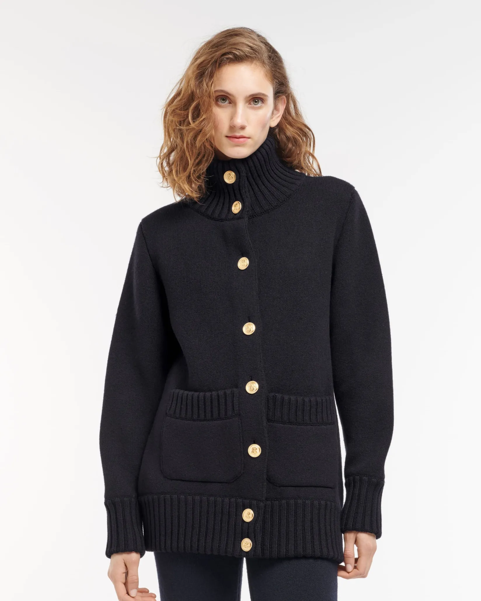 Women Barrie Warm jacket in cashmere, wool and silk