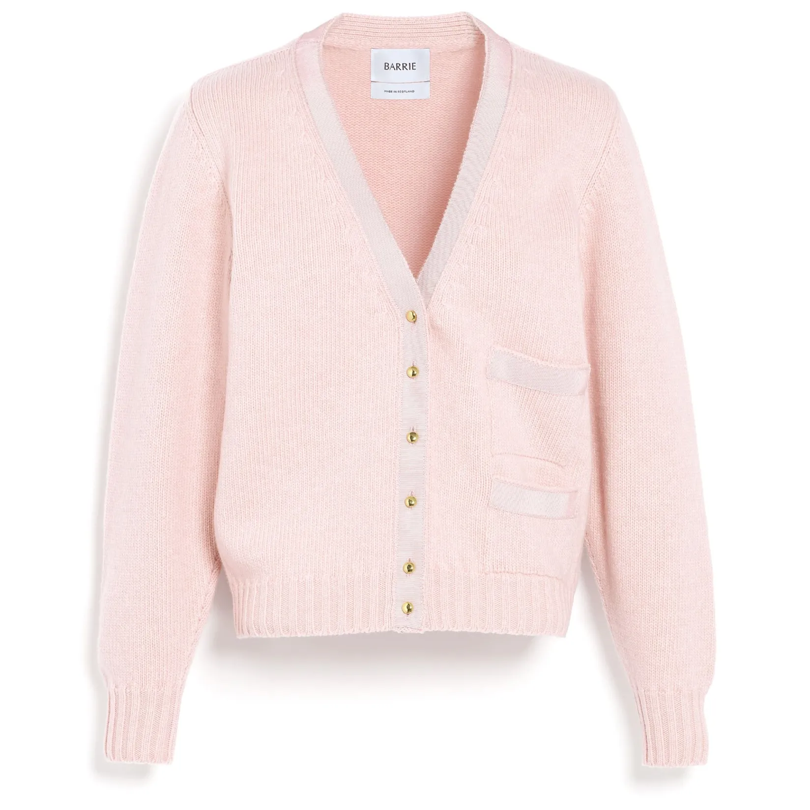 Women Barrie Wool cardigan with ribbon detail