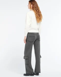 Women Barrie Wool cardigan with ribbon detail