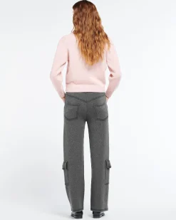 Women Barrie Wool cardigan with ribbon detail