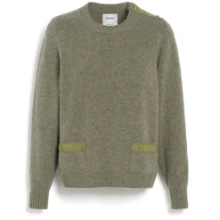 Women Barrie Wool jumper with ribbon detail
