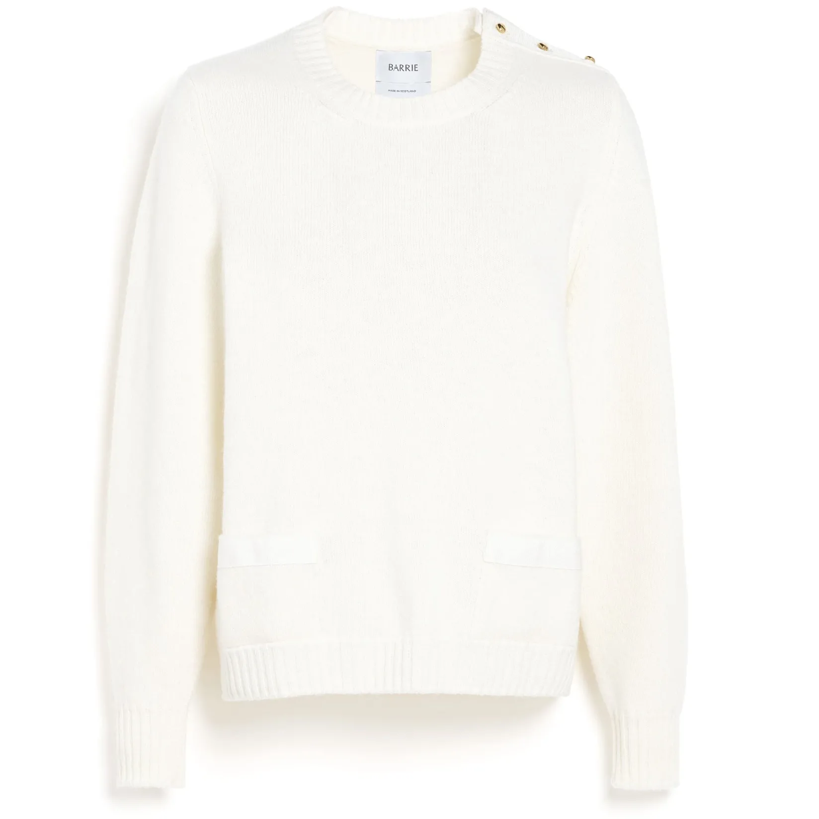 Women Barrie Wool jumper with ribbon detail