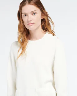 Women Barrie Wool jumper with ribbon detail
